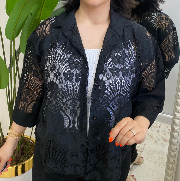 شومیز مجلسی زنانه گیپوری